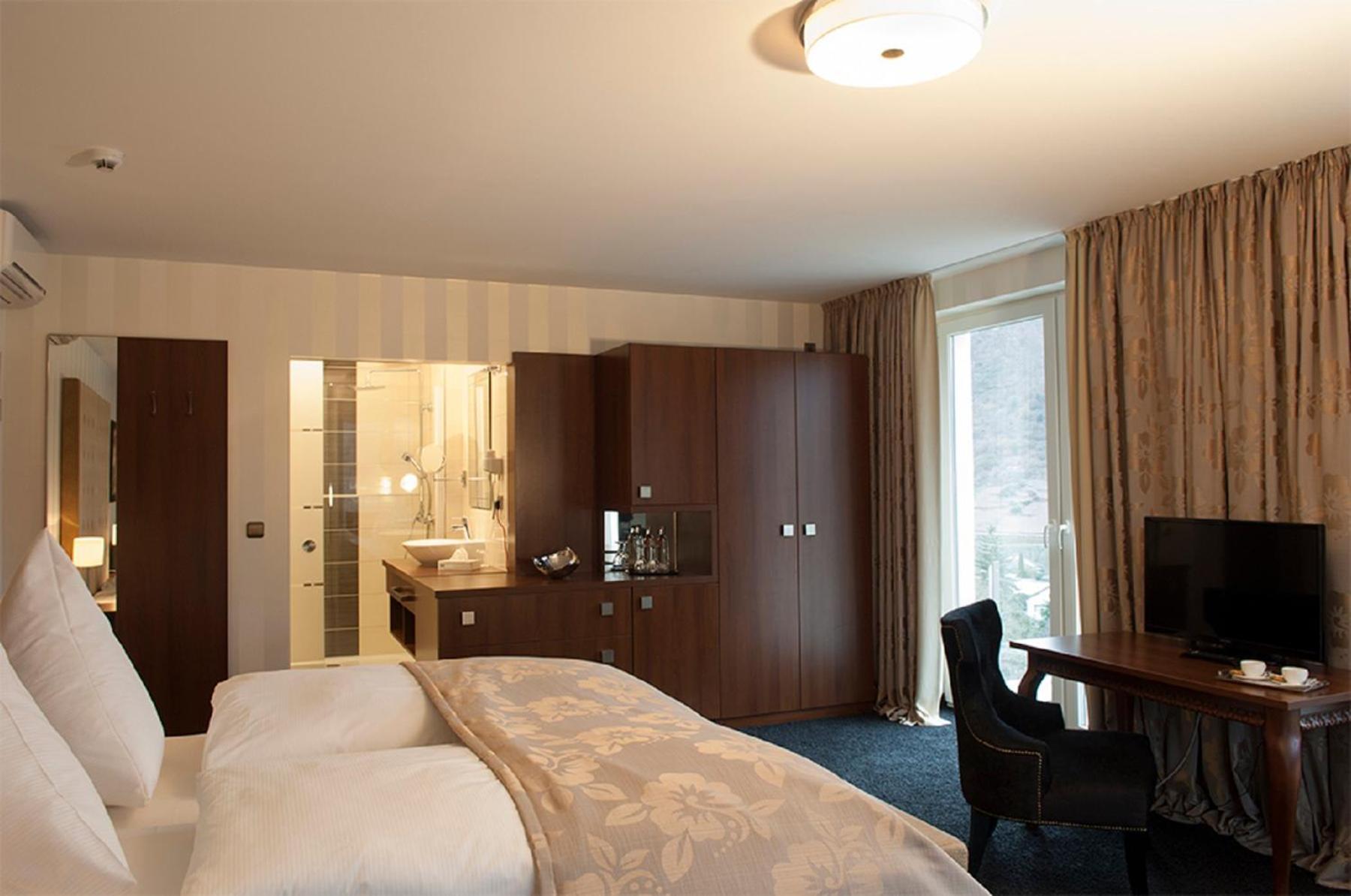 Moselstern Parkhotel Krähennest Löf Zimmer foto